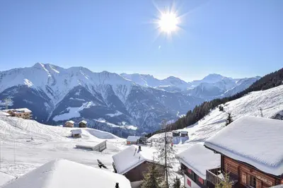 Naturlandschaft in der Nähe des Chalets