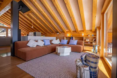 Ein Sitzbereich in der Unterkunft Florence Penthouse