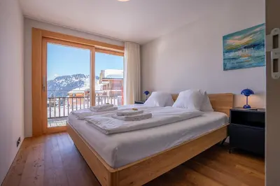Ein Bett oder Betten in einem Zimmer der Unterkunft Florence Penthouse