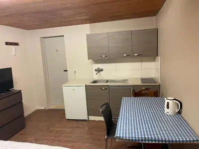Küche/Küchenzeile in der Unterkunft Home 6