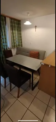 Ein Sitzbereich in der Unterkunft Studio Laralax