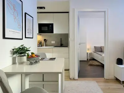 Ein Sitzbereich in der Unterkunft One bedroom apartment 5 min from the lift