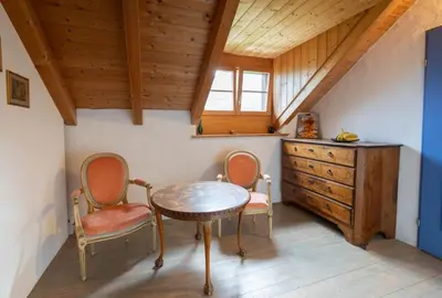 Ein Sitzbereich in der Unterkunft Casa Prana