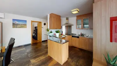 Küche/Küchenzeile in der Unterkunft Bijou in Mitten von Naters