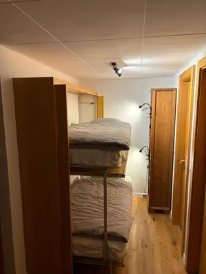 Ein Bett oder Betten in einem Zimmer der Unterkunft appartement Veysonnaz, Valais, ski, mountain biking, raquettes, balades