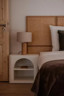 Ein Bett oder Betten in einem Zimmer der Unterkunft Hidden Retreats The AlpVillage Retreat