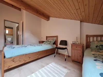 Ein Bett oder Betten in einem Zimmer der Unterkunft Vallesia Penthouse