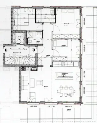Grundriss der Unterkunft Secret Place 1st Floor with Jacuzzi