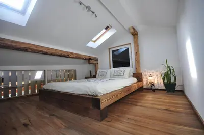 Ein Bett oder Betten in einem Zimmer der Unterkunft Jungfrau Views Apartment