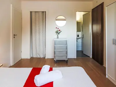 Ein Bett oder Betten in einem Zimmer der Unterkunft Apartment Rosablanche D44 by Interhome