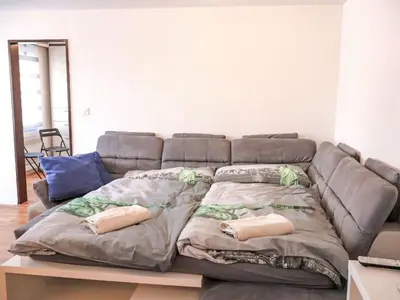 Ein Sitzbereich in der Unterkunft Apartment Castello-2 by Interhome