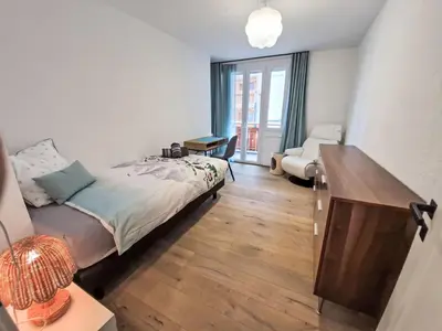 Ein Bett oder Betten in einem Zimmer der Unterkunft Apartment Résidence Terrazza 1 by Interhome