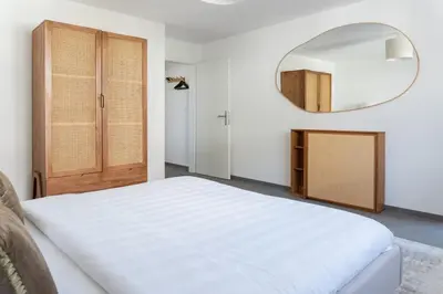 Ein Bett oder Betten in einem Zimmer der Unterkunft Hidden Retreats The Gehrihorn