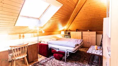 Ein Bett oder Betten in einem Zimmer der Unterkunft Holidayapartment Kirchweg, Glis