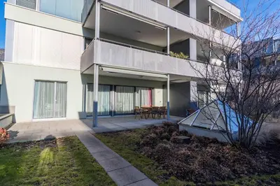 Das Gebäude in dem sich die Ferienwohnung befindet