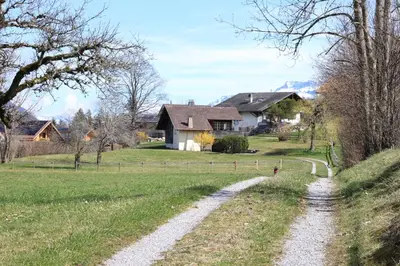 Naturlandschaft in der Nähe des Ferienhauses