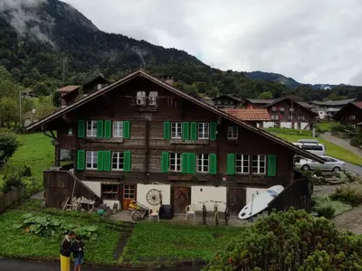Naturlandschaft in der Nähe des Chalets