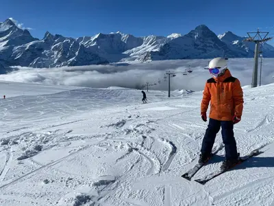 Lake view Chalet , Drligen im Winter