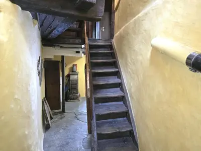 Grundriss der Unterkunft Heimatkunst 02, klassisches Walliser Chalet, teilrenoviert, zentral