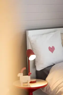 Ein Bett oder Betten in einem Zimmer der Unterkunft Boutique Ferienhaus mit Sauna - TheHerbertRealp