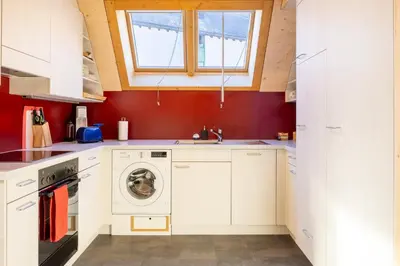 Küche/Küchenzeile in der Unterkunft Boutique Ferienhaus mit Sauna - TheHerbertRealp