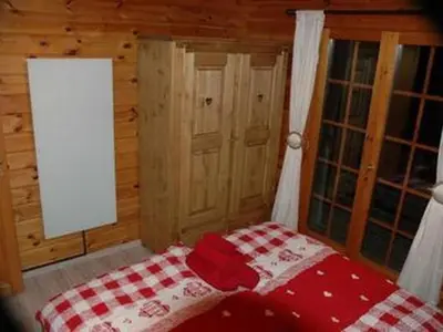 Ein Bett oder Betten in einem Zimmer der Unterkunft Holiday Home Chalet le Verger by Interhome