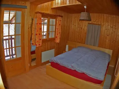 Ein Bett oder Betten in einem Zimmer der Unterkunft Apartment Base Camp Evolène by Interhome