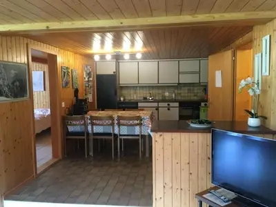 Küche/Küchenzeile in der Unterkunft Apartment Frohmatt by Interhome