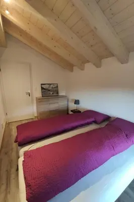 Ein Bett oder Betten in einem Zimmer der Unterkunft Apartment Alpen Vista by Interhome