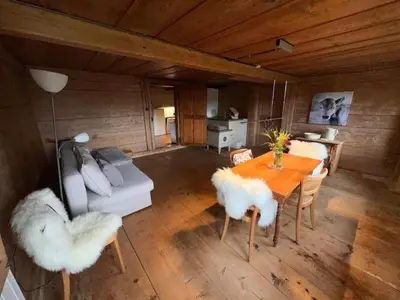Küche/Küchenzeile in der Unterkunft Apartment Wohnung Niesenblick by Interhome