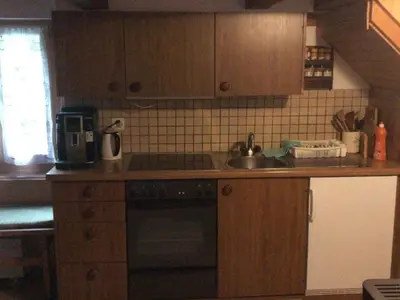 Küche/Küchenzeile in der Unterkunft Holiday Home mit Bergblick by Interhome