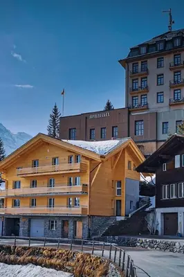 Das Gebäude in dem sich die Ferienwohnung befindet