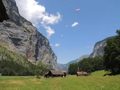 Naturlandschaft in der Nähe des Ferienhauses