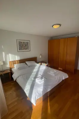 Ein Bett oder Betten in einem Zimmer der Unterkunft Apartment Nollen 6-Bett-Wohnung by Interhome