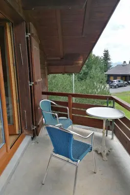 Ein Balkon oder eine Terrasse in der Unterkunft Apartment Hüttbödeli by Interhome