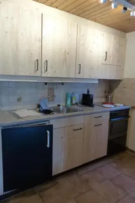 Küche/Küchenzeile in der Unterkunft Apartment gemütliche Ferienwohnung mit Gartensitzplatz by Interhome