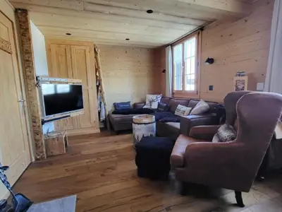 TV/Unterhaltungsangebot in der Unterkunft Holiday Home Chalet Birki Axalp by Interhome