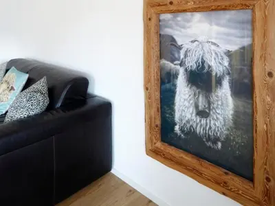 Ein Sitzbereich in der Unterkunft Apartment Schwarzhorn by Interhome