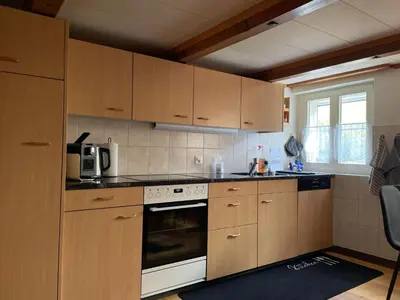 Küche/Küchenzeile in der Unterkunft Apartment Alpine Home Streich by Interhome