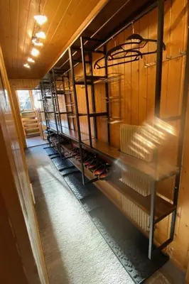 Ein Etagenbett oder Etagenbetten in einem Zimmer der Unterkunft Apartment Hockenhorn by Interhome