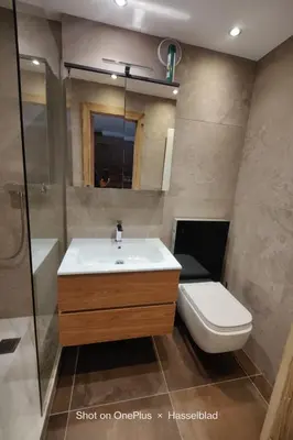 Ein Badezimmer in der Unterkunft Apartment Haus Cristal by Interhome