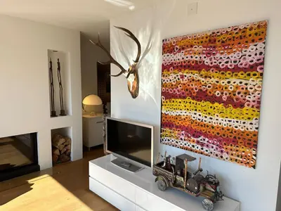 TV/Unterhaltungsangebot in der Unterkunft Apartment LaConcorde Golf App2 by Interhome