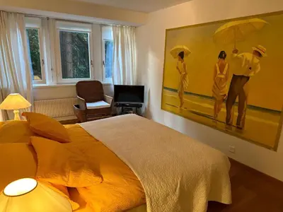 Ein Bett oder Betten in einem Zimmer der Unterkunft Apartment LaConcorde Golf App2 by Interhome