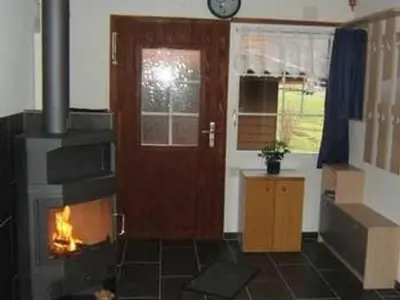 Küche/Küchenzeile in der Unterkunft Holiday Home Chalet Imfeld-Gander by Interhome