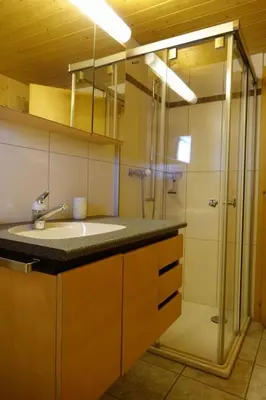 Ein Badezimmer in der Unterkunft Apartment Haus Brog by Interhome