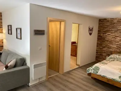Ein Bett oder Betten in einem Zimmer der Unterkunft Apartment Morgengruss by Interhome