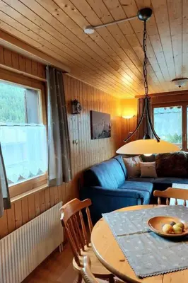 Ein Sitzbereich in der Unterkunft Apartment Moosalpe A by Interhome