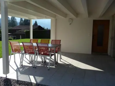 Ein Balkon oder eine Terrasse in der Unterkunft Apartment Saturn by Interhome