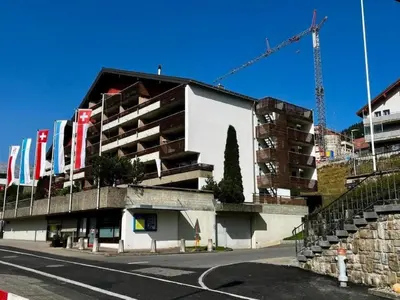 Das Gebäude in dem sich die Ferienwohnung befindet