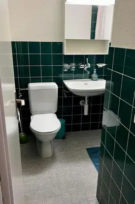 Ein Badezimmer in der Unterkunft Apartment Gemütliche Ferienwohnung im Zentrum Sörenberg by Interhome